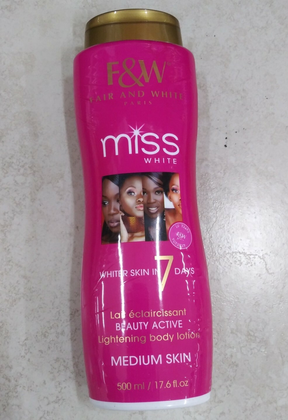 miss white lotion