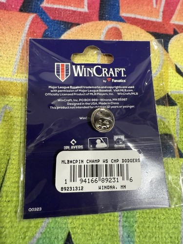 2024 World Series Los Angeles Dodgers Pin From The Stadium Authentic - Picture 3 of 3