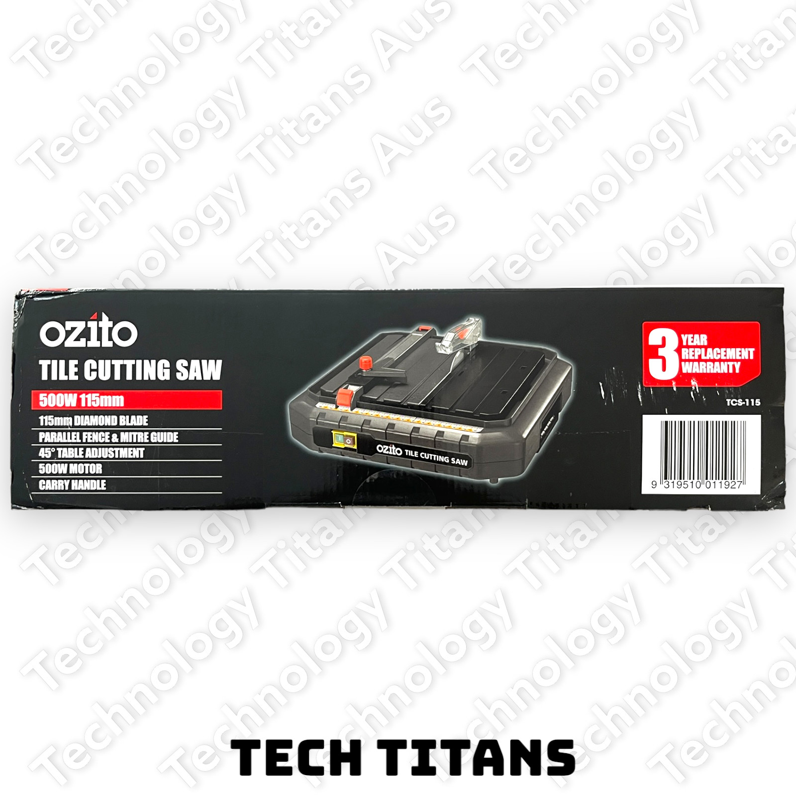 OZITO 500W 115mm ELECTRIC Tile Cutter CUTTING SAW MITRE GUIDE BRAND NEW