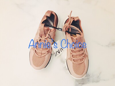 zara pink sneakers