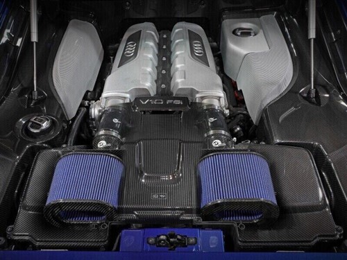 aFe 57-10012R Carbon Fiber Cold Air Intake 14-23 Audi R8/15-24 Huracan V10 5.2L
