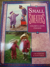SMALL SWEATERS Colorful Knits for KIDS by Kolstad & Takle Norwegian Styles NEW