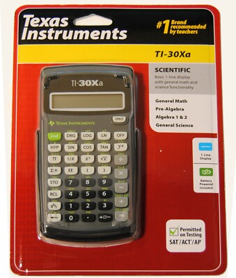 Texas Instruments Texti30Xa Scientific 10 Digit Calculator (NEW