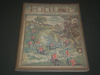1933 NOVEMBER FORTUNE MAGAZINE - GREAT COVER & ADS - F 46