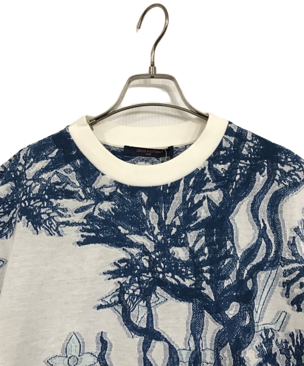 LOUIS VUITTON RM232M Y93 HPY30W T-shirt M White X Blue LOUIS VUITTON RM232M Y93 HPY30W T-shirt M White X Blue