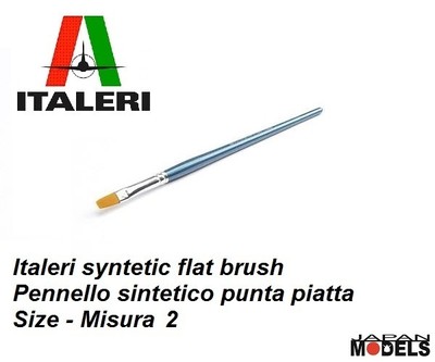 Modellino Colori Modellismo Italeri PENNELLO SINTETICO PIATTO 0 Pz.6 - Foto 11