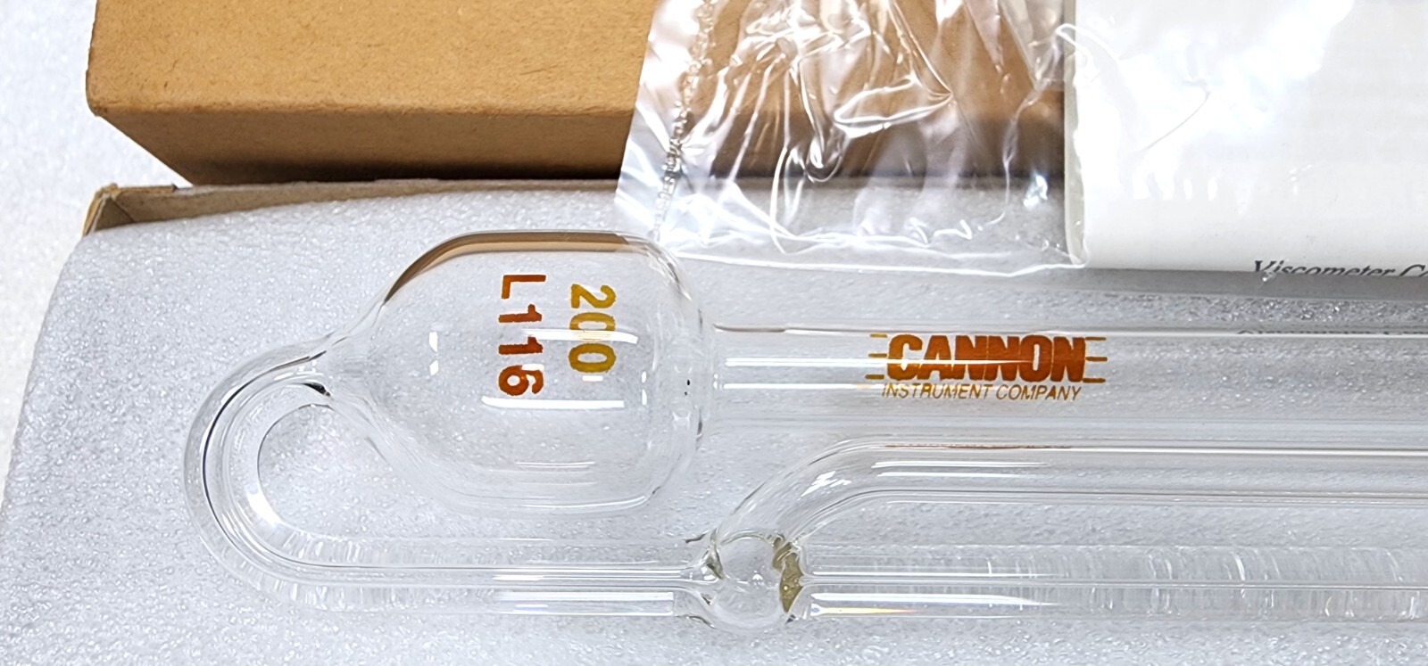 Cannon 9722-H65 Viscometer Ubbelohde Semi-Micro Calibrated, Size 200