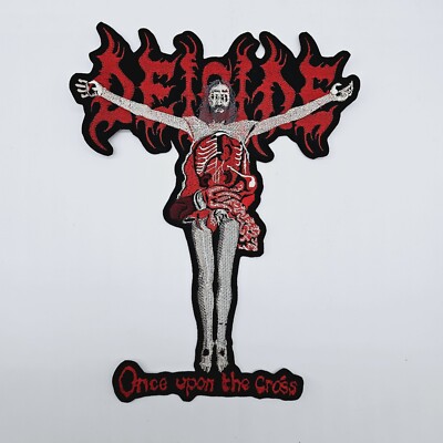 Deicide Once Upon The Cross EMBROIDERED Back Patch | eBay