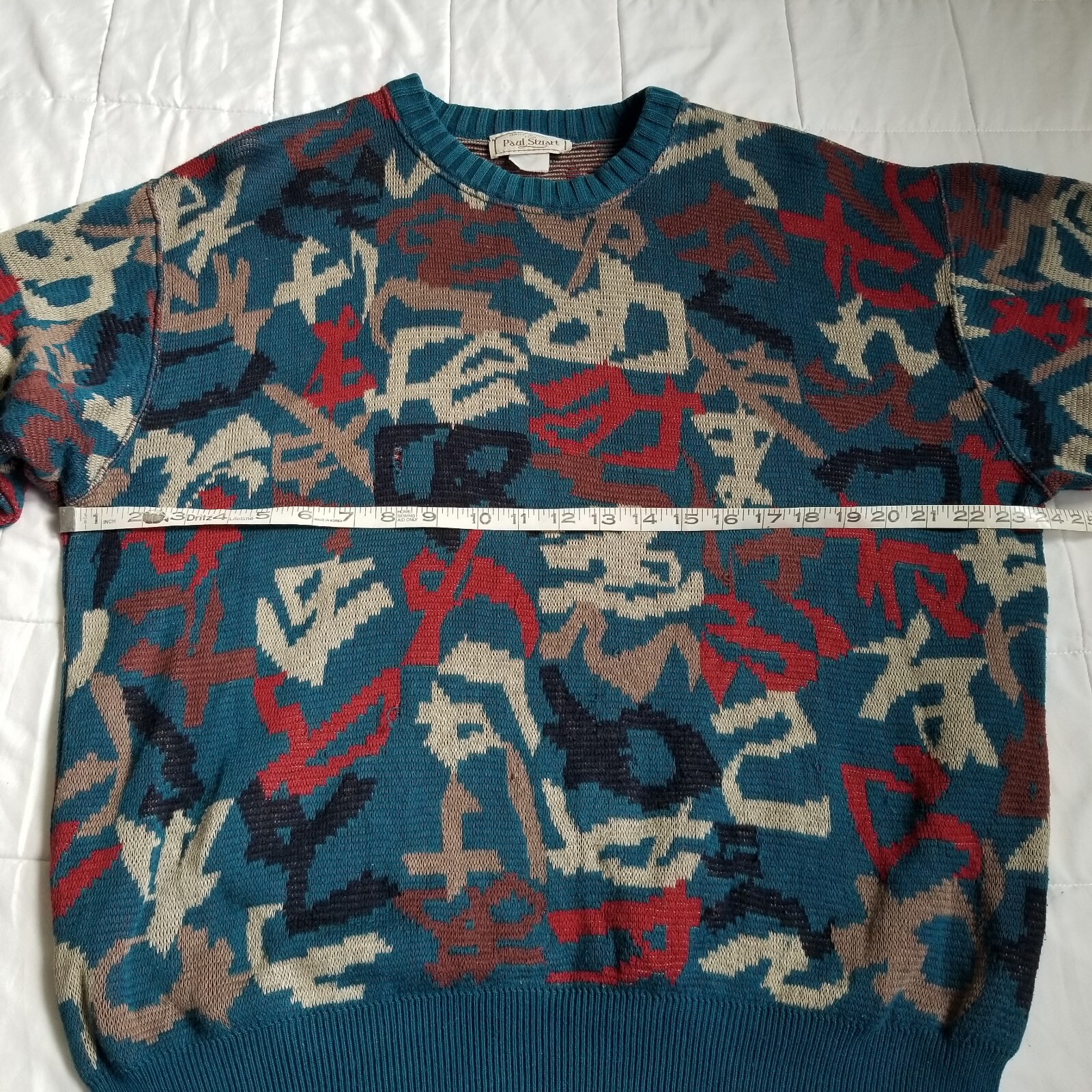 Paul Stuart Pattern Sweater - Pre Owned - Retro P… - image 8