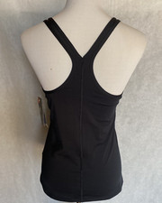 UNDER ARMOUR Size S Black Anti Odor V Back Stretch Training Tank Top Womens NEW