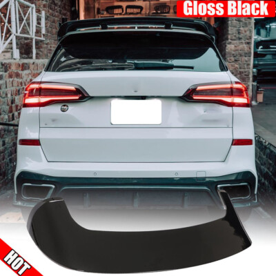 Glossy black Rear Roof Spoiler Window Trunk Wing Lip Fit For BMW X5 G05 2019UP 