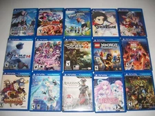 Replacement Box Case Authentic Sony PlayStation Vita - NO GAME - MANY NEW TITLES