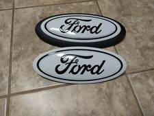 2018-20 F150 Ford Emblems Custom Oxford White Black Front Rear