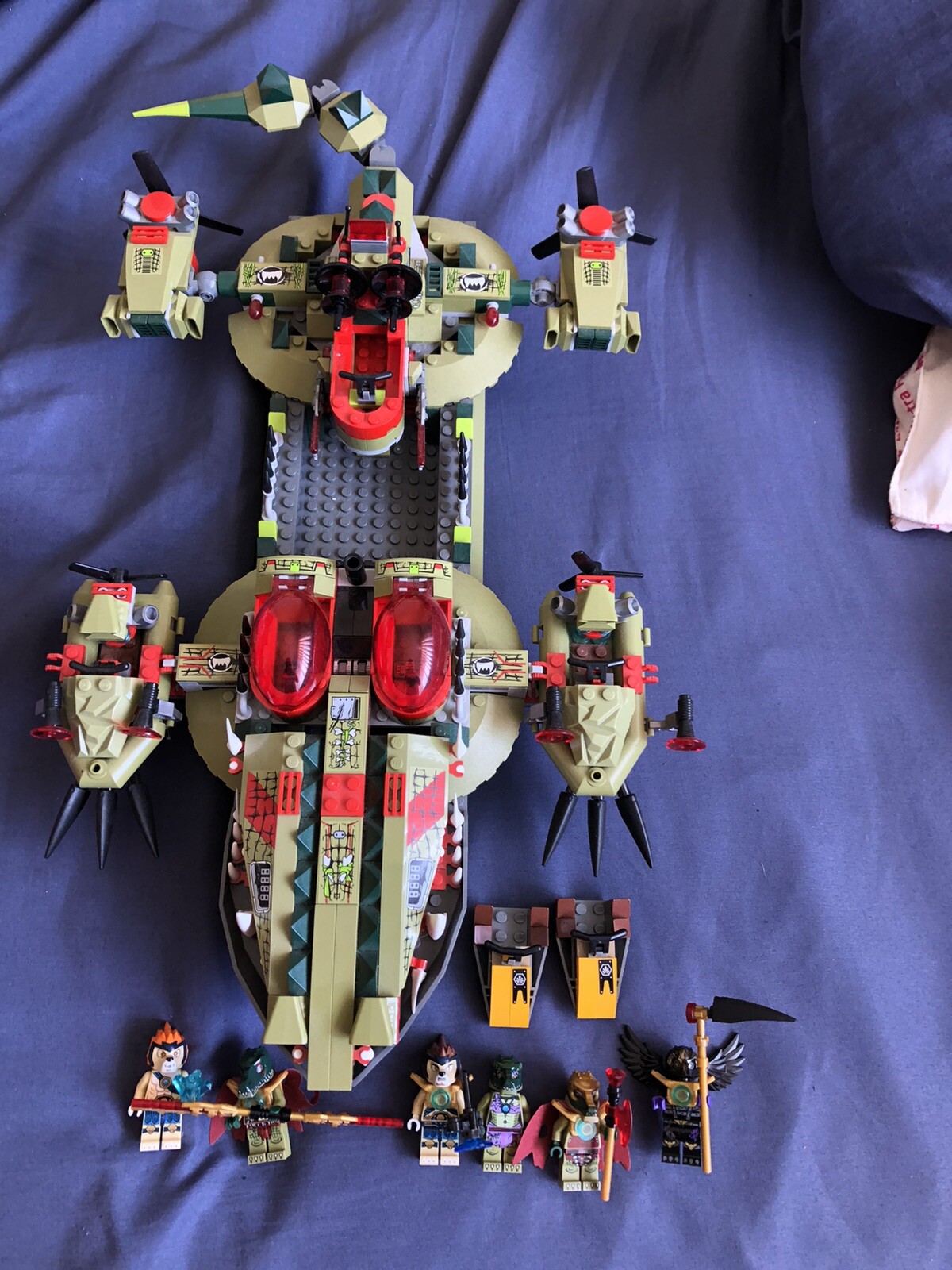 lego legends of chima cragger's command ship