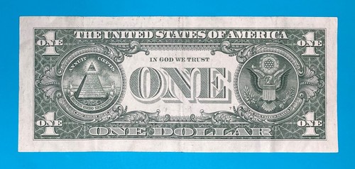 April 22, 1973 (D 04221973 B) BIRTHDAY Note $1 One Dollar Bill - Picture 3 of 4