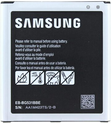 Original Samsung Galaxy J3 2016 J5 2015 Akku EB-BG531BBE Grand Prime G530