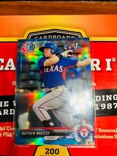 Matthew Whatley */399* 2017 Bowman Chrome Sky Blue Refractor #BDC-121 Texas V501