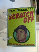 1971 Topps Scratch-Offs Baseball  (RED)   #24 Carl Yastrzemski (87534)