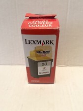 Lexmark 20 Color Print Cartridge Ink Genuine Factory Sealed New