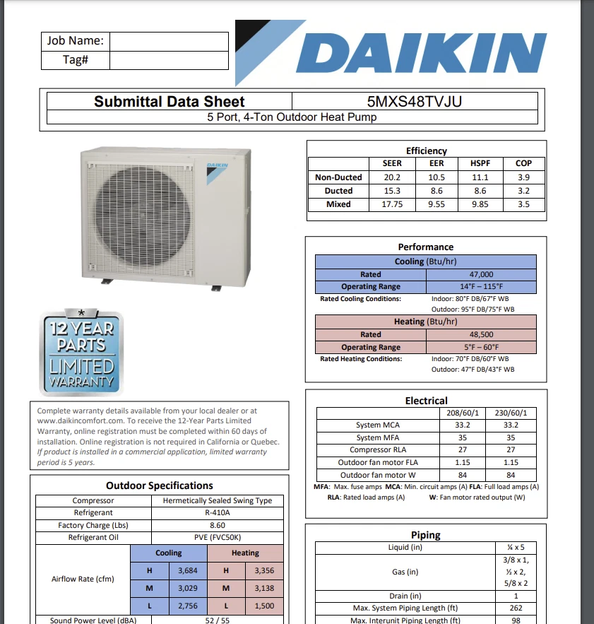 DAIKIN Ductless And Ducted Systems, 50 OFF