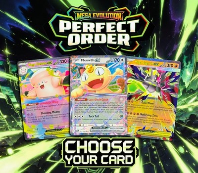 Pokemon TCG - Perfect Order Holo/Reverse Holo EX SIR Illustration Rare Card | NM
