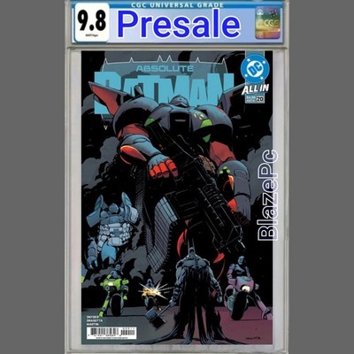Absolute Batman #20 CGC 9.8 1st Print Cover A Nick Dragotta Robin