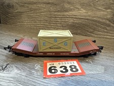 Hornby R6130 BR Lowmac EP Wagon E260844 with ESG Machinery Crate Load