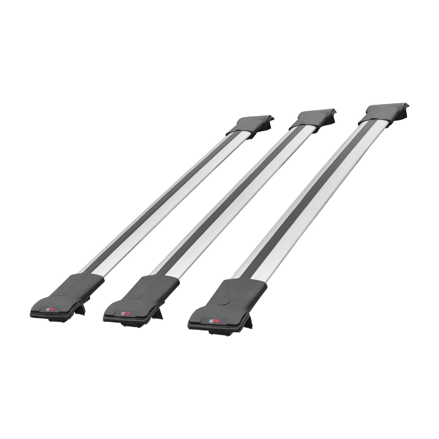 Barres de toit gris pour Kia Sportage 1997-2002 modèle FLY lot de 3