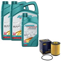 MotoröL Set Addinol 0W-30 Giga Light 11 Liter + ÖLfilter FüR VW Phaeton 6.0 W12