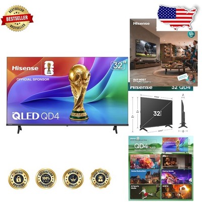 Brilliant 32'' Smart TV - Hi-QLED, DTS Virtual:X Sound, Game Mode, AirPlay