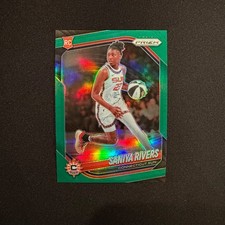 2025 Panini WNBA Prizm Saniya Rivers True Rookie Green SP #131 RC