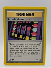 Arcade Game 83/111 Rare Neo Genesis Pokemon 1st Edition LP on eBay