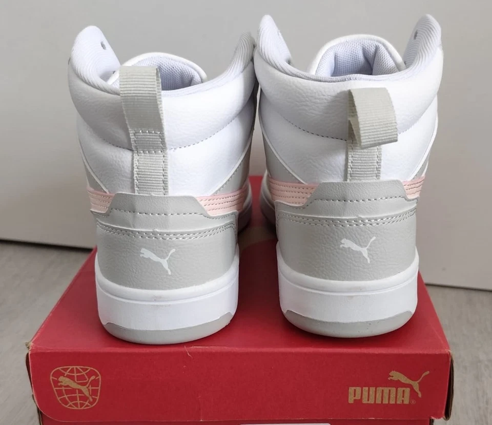 Puma Rebound V6 Mid Jr - Mid Cut Sneaker - Damen Sportschuhe - Basketball - neu - Bild 2 von 4