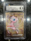 CGC 8.5 MINT Mew ex 205/165 Metal Gold 151 Ultra Premium Graded Pokemon Card