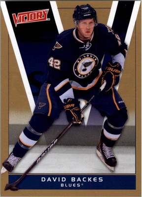 2010-11 Upper Deck Victory Gold #166 David Backes - HKY