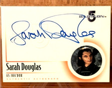 RITTENHOUSE BAYLON 5 SARAH DOUGLAS AS JHA'DUR A13 ON CARD AUTOGRAPH AUTO