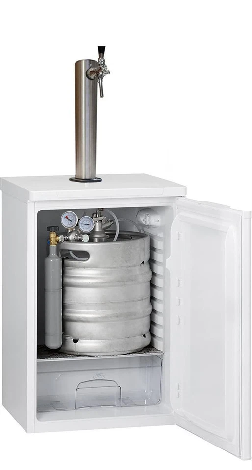 Komplette Bierbar / Zapfanlage max. 30l Fass m.Säule,Keg,Hahn,Uhr Schlauch & Co² - Bild 2 von 4