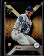 2016 Topps Triple Threads #100 Julio Urias Onyx #/50 Rookie RC