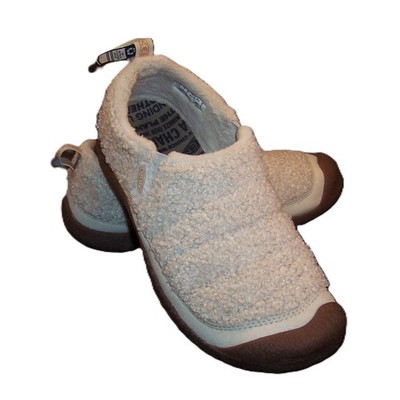 Keen Howser II Slip On Plush MicroFleece Casual Slippers Shoes Sz 9.5, Birch