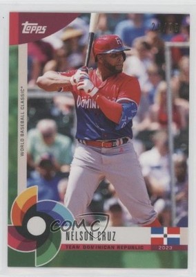 2023 Topps World Baseball Classic Global Stars Green 20/75 Nelson Cruz #13 03wr