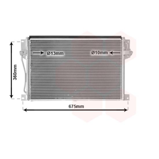 VAN Wezel Kondensator Klimaanlage FüR Volvo V70 I P80_ 875 876 850 Kombi LW-image
