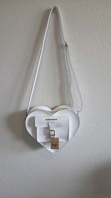 LIMITED EDITION Dr. Martens Heart Shaped Shoulder Bag /Backpack White  NWT. 