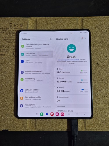 Samsung Galaxy Z Fold4 - Phantom Black - 256GB - Free Delivery - Afbeelding 3 van 6