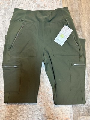 athleta headlands hybrid cargo Tight Size 8 Olive Color 