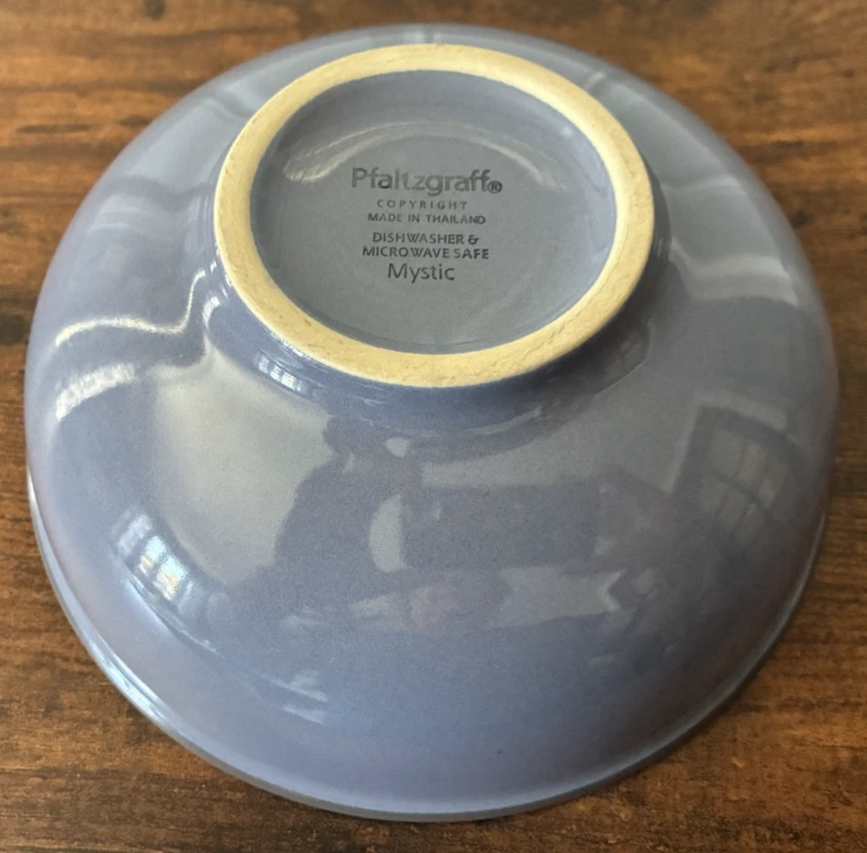 Pfaltzgraff Mystic blue decorative ceramic serving bowl - Image 3 of 3