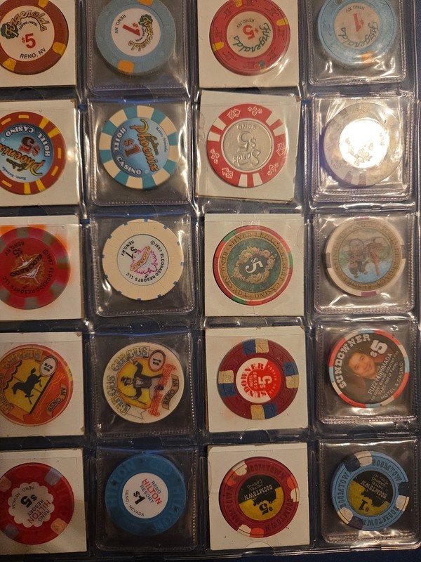 Lot Of 20 Casino Chips Reno, NV