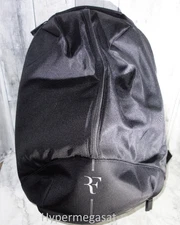 WILSON RF Tennis Backpack Holds/Fits Two Racquets 2 Rackets Black Roger Federer