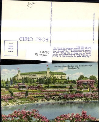 202927,Pennsylvania Hershey Rose Garden and Hotel Hershey Rosengarten Partie