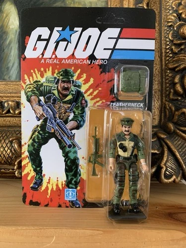 GI Joe 3.75" retro O-Ring Figure Leatherneck from KUP crossover 2024 MOC