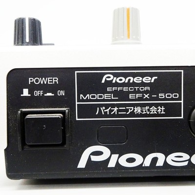 Pioneer EFX-500 DJ Turntable Mixer Controller Effector Silver
